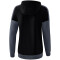 erima Squad Präsentationsjacke mit Kapuze Damen black/slate grey 44