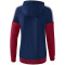 erima Squad Präsentationsjacke mit Kapuze Damen new navy/bordeaux/silver grey 34