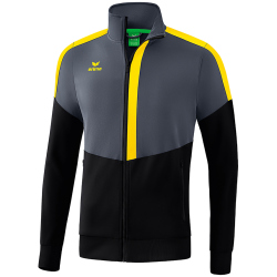 erima Squad Trainingsjacke slate grey/black/yellow 152