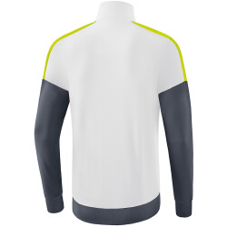 erima Squad Trainingsjacke white/slate grey/bio lime S