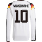 adidas DFB Deutschland Authentic langarm Heimtrikot 2026 Herren inkl. Wunschname und -Nummer JM1336 - white L