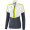 erima Squad Trainingsjacke Damen white/slate grey/bio lime 34