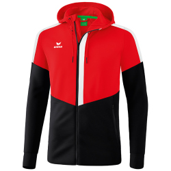 erima Squad Trainingsjacke mit Kapuze red/black/white 152