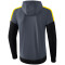 erima Squad Trainingsjacke mit Kapuze slate grey/black/yellow L