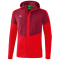 erima Squad Trainingsjacke mit Kapuze bordeaux/red S