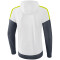 erima Squad Trainingsjacke mit Kapuze white/slate grey/bio lime S