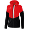 erima Squad Trainingsjacke mit Kapuze Damen red/black/white 34