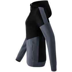 erima Squad Trainingsjacke mit Kapuze Damen black/slate grey 34