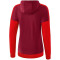 erima Squad Trainingsjacke mit Kapuze Damen bordeaux/red 34