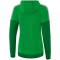 erima Squad Trainingsjacke mit Kapuze Damen fern green/smaragd/silver grey 42