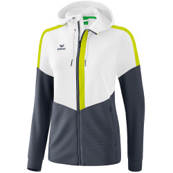 erima Squad Trainingsjacke mit Kapuze Damen white/slate...