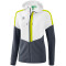 erima Squad Trainingsjacke mit Kapuze Damen white/slate grey/bio lime 34
