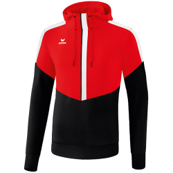 erima Squad Hoodie red/black/white 128