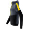 erima Squad Hoodie slate grey/black/yellow M