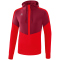 erima Squad Hoodie bordeaux/red S