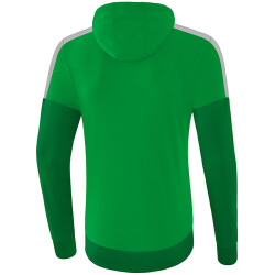 erima Squad Hoodie fern green/smaragd/silver grey S