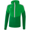 erima Squad Hoodie fern green/smaragd/silver grey S