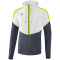 erima Squad Hoodie white/slate grey/bio lime L