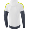erima Squad Hoodie white/slate grey/bio lime 3XL