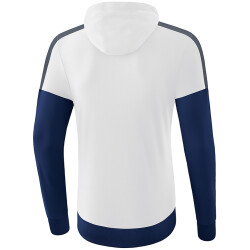 erima Squad Hoodie white/new navy/slate grey S