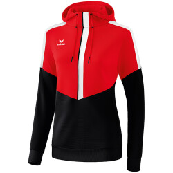 erima Squad Hoodie Damen red/black/white 42