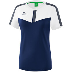 erima Squad Funktionsshirt Damen white/new navy/slate...