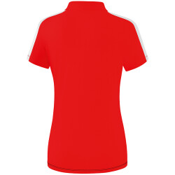 erima Squad Funktions-Poloshirt Damen red/black/white 34