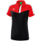 erima Squad Funktions-Poloshirt Damen red/black/white 34