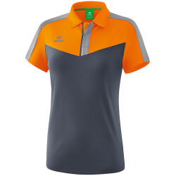 erima Squad Funktions-Poloshirt Damen new orange/slate...