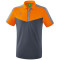erima Squad Funktions-Poloshirt new orange/slate grey/monument grey S