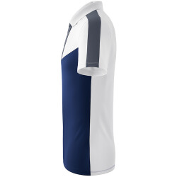 erima Squad Funktions-Poloshirt white/new navy/slate grey S