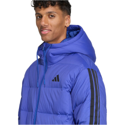 adidas Essentials Climawarm 3-Streifen Puffer Steppjacke mit Kapuze