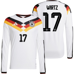 adidas DFB Deutschland Authentic langarm Heimtrikot 2026 Herren mit Spielerdruck