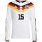 adidas DFB Deutschland Authentic langarm Heimtrikot 2026 Herren mit Spielerdruck SCHLOTTERBECK 15 L