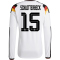 adidas DFB Deutschland Authentic langarm Heimtrikot 2026 Herren mit Spielerdruck SCHLOTTERBECK 15 L