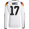 adidas DFB Deutschland Authentic langarm Heimtrikot 2026 Herren mit Spielerdruck WIRTZ 17 L
