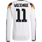 adidas DFB Deutschland Authentic langarm Heimtrikot 2026 Herren mit Spielerdruck WOLTEMADE 11 L