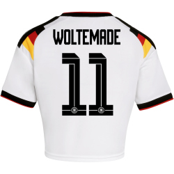 adidas DFB Deutschland Cropped Heimtrikot 2026 Damen mit...