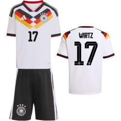 adidas DFB Deutschland Heim-Minikit 2026 Kinder mit Spielerdruck