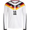 adidas DFB Deutschland langarm Heimtrikot 2026 Herren mit Spielerdruck WOLTEMADE 11 3XL