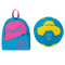 Kempa Leo Handball + Rucksack Set Kinder kempablau/pink/gelb 1