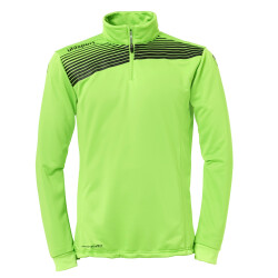 uhlsport Liga 2.0 1/4-Zip Top flash grün/schwarz 128