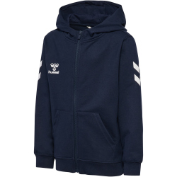 hummel hmlGO 2.0 Chevron Zip Hoodie Kinder 7026 - marine 128
