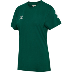 hummel hmlGO 2.0 Chevron T-Shirt Damen 6140 - evergreen XS