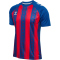 hummel hmlMATCH Striped Fußball Trikot 7358 - true blue/true red XS