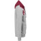 Kempa Core 2.0 Kapuzenjacke dark grau melange/deep rot 116