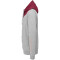 Kempa Core 2.0 Kapuzenjacke dark grau melange/deep rot 116