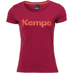 Kempa Graphic T-Shirt Damen deep rot 116