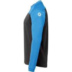 Kempa Prime Langarmshirt anthrazit/kempablau XXL