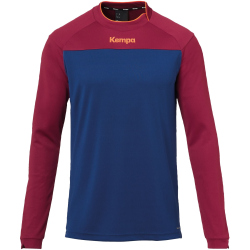 Kempa Prime Langarmshirt deep blau/deep rot S
